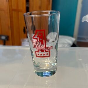 Beer Fest Glass with Red Design: Big Red Beer Fest